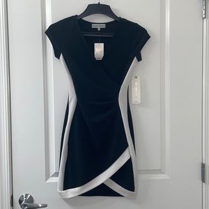 Never worn black and white dress
